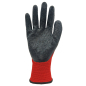 Preview: GOODJOB  Feinstrick Arbeitshandschuhe mit Latexbeschichtung BLACK GRIP